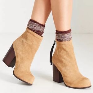 Jeffrey Campbell Black Block Heel Bootie